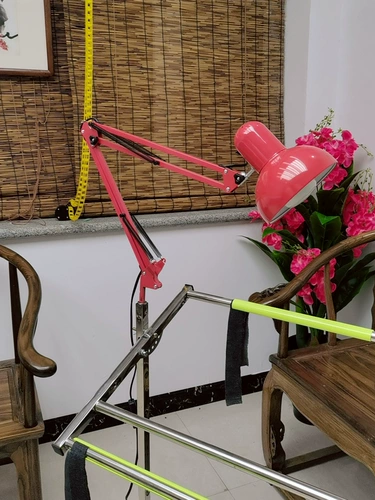 Профессиональная вышитая лампа Светодиодная сшивающая вышиваемая вышитая настольная стойка -настольная настольная лампа с базовой кросс -ште.