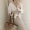 [Muzly] Hàn Quốc ins lạnh gió nude màu đầu mùa thu lỏng cơ bản mô hình ve áo dài tay áo sơ mi nữ áo sơ mi trắng nữ form rộng