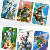 Little енота Three Kingdoms Card Полный набор из трех королевств Fengyun Records Chibi Guanyu Consureting Scene 300 Отправить карту поля воды