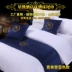 Khách sạn khách sạn bộ đồ giường bán buôn cao cấp giường khăn giường cờ giường mat Châu Âu sang trọng thời trang trải giường bảng cờ
