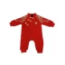 2019 trang phục cha-con mới lễ hội đỏ năm mới đầm năm mới dịch vụ lưới đỏ giả hai cộng với áo len nhung dày mùa đông - Trang phục dành cho cha mẹ và con