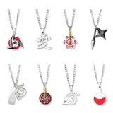 Наруто анимационное ожерелье подвеска Uchiha itachi sascup cakashi десять хвоста, написание глазного меча Железное ожерелье