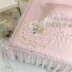Hoa cúc nhỏ tươi thêu lụa băng ghế ba mảnh có thể giặt ren mùa hè 1.8m máy lạnh mềm mat mát - Thảm mùa hè Thảm mùa hè