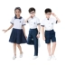 Trang phục biểu diễn của nam sinh và nữ sinh quận Panyu set vest 3 món cực chất cho bé trai Váy trẻ em