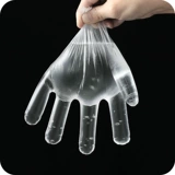 Утолщенные одноразовые перчатки ужинают одноразовые перчатки с тонкими пленочными пищами санитарные перчатки (100)