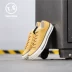 CONVERSE New Converse 1970s Yellow Orange Flip Fur Low Men and Women Giày vải 162374C jordan xám trắng Plimsolls