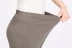 Trung niên và cũ đàn hồi eo chín điểm băng lụa quần nữ mùa hè phần mỏng kích thước lớn mẹ nạp đàn hồi quần phần mỏng 9 quần