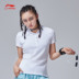 Li Ning áo sơ mi ngắn tay nữ thể thao đời mới trang phục thể thao giản dị APLN128 - Áo polo thể thao áo polo adidas nam Áo polo thể thao