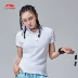 Li Ning áo sơ mi ngắn tay nữ thể thao đời mới trang phục thể thao giản dị APLN128 - Áo polo thể thao áo phông polo nam Áo polo thể thao