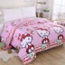 Mảnh duy nhất bông quilt cover hello kitty trẻ em phim hoạt hình quilt bông hello kitty kt công chúa duy nhất tùy chỉnh Quilt Covers