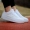 Bước đặc biệt giày trắng mùa hè thoáng khí nữ 2019 mới giày trắng bảng giày nữ giày thể thao sinh viên đích thực - Dép / giày thường