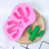 Khuôn sô cô la silicone Khuôn nàng tiên cá đuôi sao Kỹ thuật số Mahjong Nút Khuôn Xoay Fondant Bánh Khuôn - Tự làm khuôn nướng khuon banh trung thu Tự làm khuôn nướng