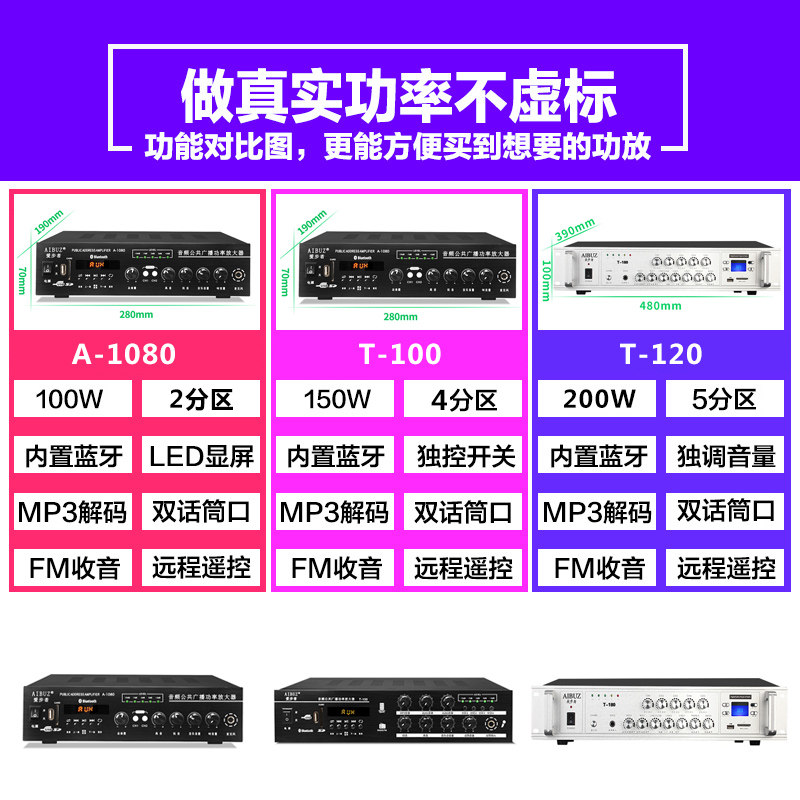 74 81 Wall Mounted Speaker Set Dining Room Shop Broadcasting