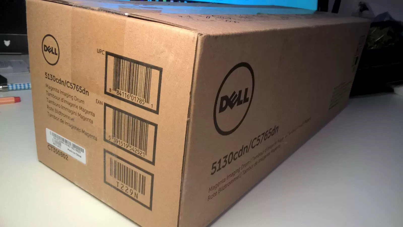 Dell 5130CDN C5765DN коробка с тонером угольный порошок коробка