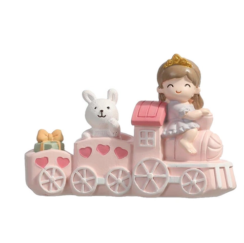 Поезд, кролик, украшение, форма с буквами для девочек, подарок на день рождения