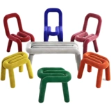 Скандинавский дизайнерский современный стульчик для кормления для отдыха, популярно в интернете