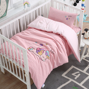 Bé mẫu giáo quilt ba mảnh cotton lõi con nap quilt bông vào giường bộ đồ giường trẻ em cốt lõi