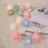 Рождественская декоративная макарон -Королевая декоративная лампа сцены атмосфера