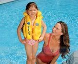 Intex, детский надувной купальник для плавания для младенца, спасательный жилет для игр в воде, безопасная игрушка