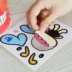 Tự làm giấy màu cốc dán mẫu giáo sáng tạo câu đố thủ công giấy dán cốc sơn giấy tấm vật liệu gói đồ chơi cho bé 2 tuổi Handmade / Creative DIY