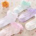 Trẻ em của Vớ Ren Công Chúa Vớ Mùa Hè Cotton Mỏng Cô Gái Vớ Em Bé Lưới Thoáng Khí Sinh Viên Vớ Trắng Vớ