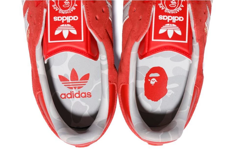 Японские кроссовки Adidas Originals для Bathing Ape Samba совместные, 18SS