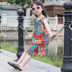 Váy bé gái hè 2019 mới cho gia đình mẹ và con gái mặc váy công chúa nước ngoài váy bé đi biển hè - Trang phục dành cho cha mẹ và con bộ đồ thể thao đẹp cho cả nhà Trang phục dành cho cha mẹ và con