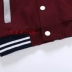 Lan Shi cùng áo đỏ cùng quần màu xám nhạt khóa kim loại tối màu có khóa kéo đồng phục học sinh Pukou thật nhỏ - Đồng phục trường học / tùy chỉnh thực hiện