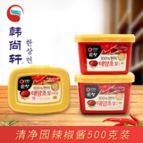 Оригинальный импортный уборщик садового перца соуса из Южной Кореи, каменной горшок бибимбап острый жареный рисовый соус Shunchang Sweet Swice Picy Sauce 500G Flavor