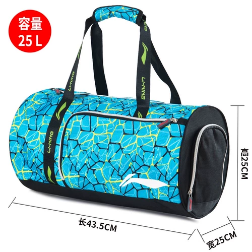 Li Ning, вместительная и большая барсетка для плавания с разделителями, пляжная система хранения, непромокаемая сумка