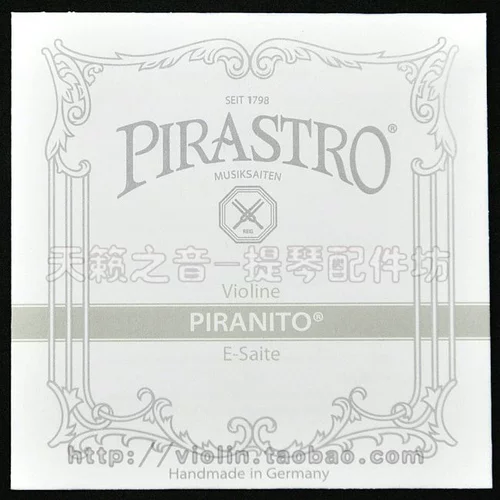 Подлинная бесплатная доставка Германия Pirastro Piranito Grey Stiolp String E/A/D/G Set Steel Strings