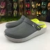 dép quai hậu nữ cao gót Cross Crocs LiteRide khô nhanh thoáng khí chống trượt cho cặp nam nữ dép mềm đi biển 204592 dép quai hâu nữ dép nữ quai ngang 