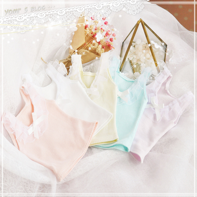 taobao agent [Youmi BJD] 1/3ddsdgr1/4 home basic candy -colored lace bows small vest 8 color incoming