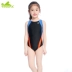 Quần áo trẻ em chuyên nghiệp Anh quốc công chúa cô gái trẻ lớn học sinh tham gia đào tạo thể thao cô gái đồ bơi - Bộ đồ bơi của Kid Bộ đồ bơi của Kid
