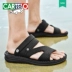 Cartier cá sấu mùa hè dép nam mềm đế mềm giày da nam giày thể thao thủy triều Hàn Quốc giày nhẹ - Giày thể thao / sandles Giày thể thao / sandles