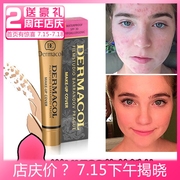 Dermacol 黛 蔻 kem che khuyết điểm mụn trứng cá marks bìa mụn mặt tàn nhang quầng thâm tattoo waterproof nền tảng chất lỏng