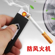 USB sạc nhẹ quảng cáo quà tặng tùy chỉnh sáng tạo điện tử thuốc lá nhẹ bật lửa khách sạn tùy chỉnh LOGO nhẹ hơn