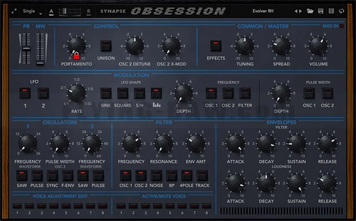 Подлинный синапс Audio Dune 3 Пандл Песчаная дюна Электрические музыкальные синтетические наборы комплект