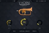 Подлинный acousticsamples vhorns flugelhorn sir sily solo solo solo solo salctint