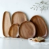 Nhật bản khay gỗ rắn Acacia tấm gỗ Không Thường Xuyên bằng gỗ đồ ăn nhẹ tấm đĩa Trái Cây Chiếc Đĩa khay Trà tấm Tráng Miệng khay gỗ đựng đồ ăn Tấm