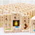 Bóng gỗ 100 cái hai mặt nhân vật Trung Quốc domino giáo dục cho trẻ em bằng gỗ khối 2-3-6 năm từ cũ vòng Khối xây dựng