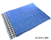 2010 mới BLUEBucks màu xanh Ma Ling đôi túi ngủ mùa thu và mùa đông túi ngủ cotton nhung túi ngủ ưu đãi đặc biệt - Túi ngủ