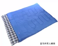 2010 mới BLUEBucks màu xanh Ma Ling đôi túi ngủ mùa thu và mùa đông túi ngủ cotton nhung túi ngủ ưu đãi đặc biệt - Túi ngủ túi ngủ giữ nhiệt