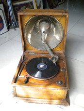 Виниловый проигрыватель 5号 收藏 古董 中号百代