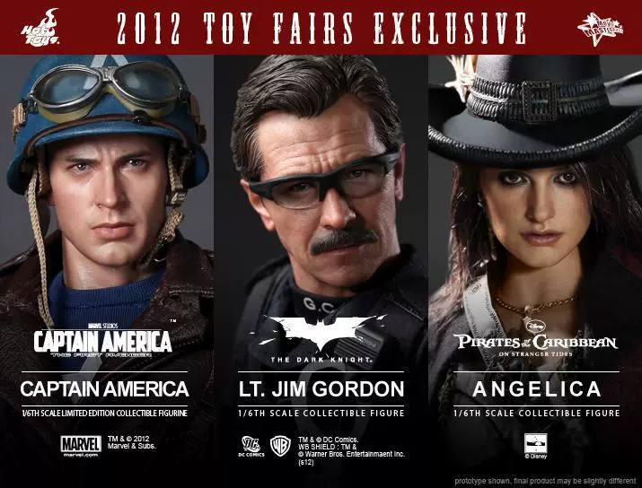 Figuretalk HT 2012 Великaя версия США Капитан/Анджелика/Гордон три комплекта запасных частей