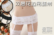 ☆ nữ cao ống đặc biệt đôi váy váy dây đeo ren garter + ống cao + T quần - nhiều màu tùy chọn!