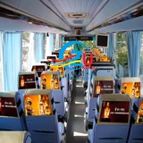 Индивидуальная автобусная реклама для головного отверстия с высокой скоростью железнодорожного шарфа на оболочке сиденья сиденья на крышке сиденья кинотеат