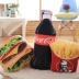 Mô phỏng Hamburg KFC khoai tây chiên Coca-Cola gối đệm thực phẩm snack lớn đạo cụ trang trí sáng tạo - Trở lại đệm / Bolsters