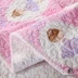 hai mảnh bông rửa sạch bông in chắp vá điều hòa không khí chăn American ba mảnh bìa giường trẻ em gái là mát mẻ vào mùa hè - Trải giường