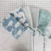 Mu Chun Điện thoại di động màu xanh tươi mát túi tiền xu túi ví thẻ túi vải cotton vải dây kéo nghệ thuật Nhật Bản túi nhỏ - Túi điện thoại